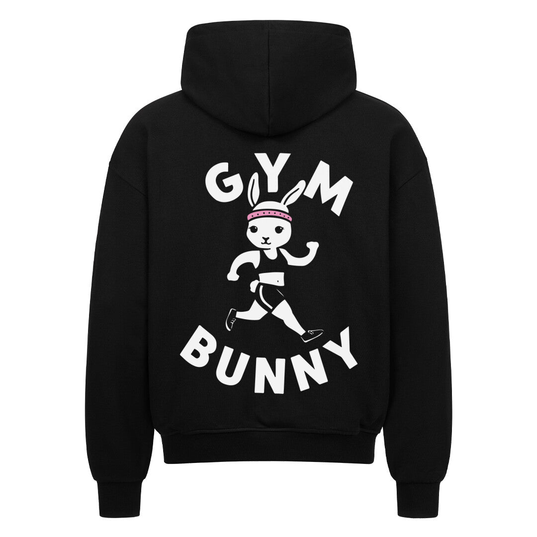 Gym Bunny Premium Oversized Zipper Hoodie-Hoodie-Swolemates