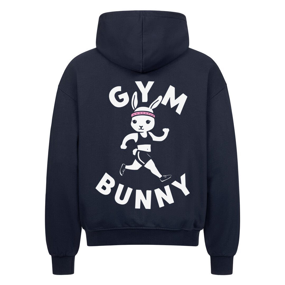 Gym Bunny Premium Oversized Zipper Hoodie-Hoodie-Swolemates