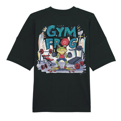 Gym Frog Oversize Pump Cover Shirt-T-Shirt-Swolemates