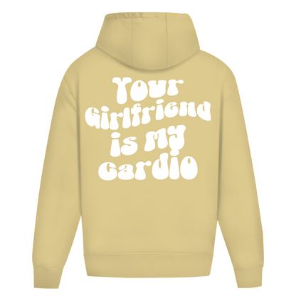 Oversize Hoodie Ohne Kordel Your Girlfriend ist my Cardio-Swolemates