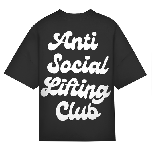 ST/ST Oversize T-Shirt Anti Social Lifting Club-Swolemates