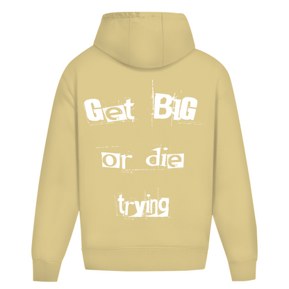 Oversize Hoodie Ohne Kordel Get Big or Die Trying-Swolemates