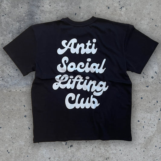 Anti Social Lifting Club Oversize Shirt OUTLET Gym Fitness - Swolemates