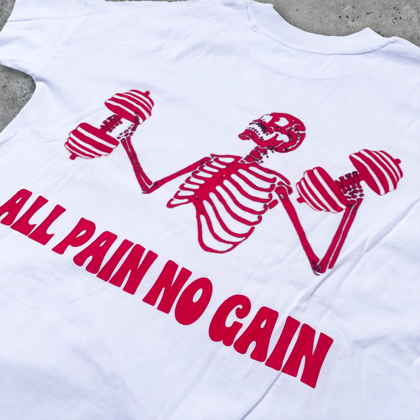 All Pain No Gain Oversize Shirt OUTLET Gym Fitness - Swolemates