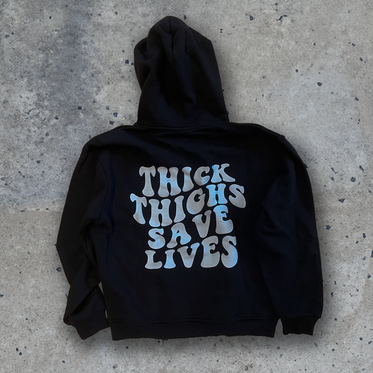 Thick Thighs Save Lives Hoodie-Hoodie-Swolemates