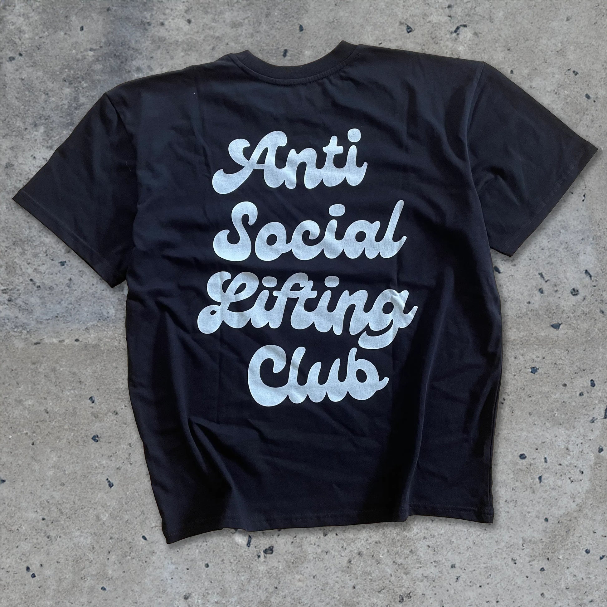 Anti Social Lifting Club Premium Oversize Shirt OUTLET Gym Fitness - Swolemates