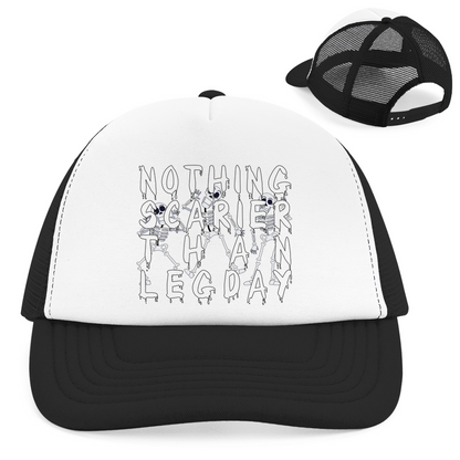 Retro Trucker Cap Scary Legday Skeletons