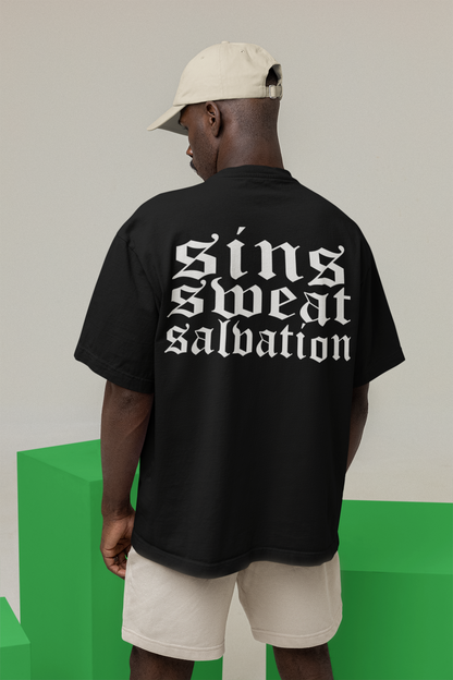 Sins Sweat Salvation Oversized Shirt