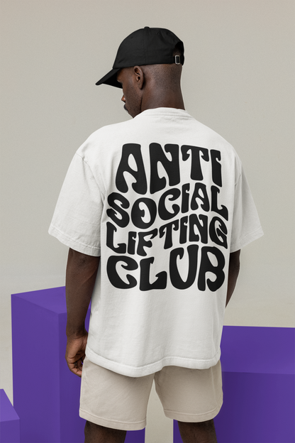 Anti Social Lifting Club V2 Oversize Pump Cover Shirt-T-Shirt-Swolemates