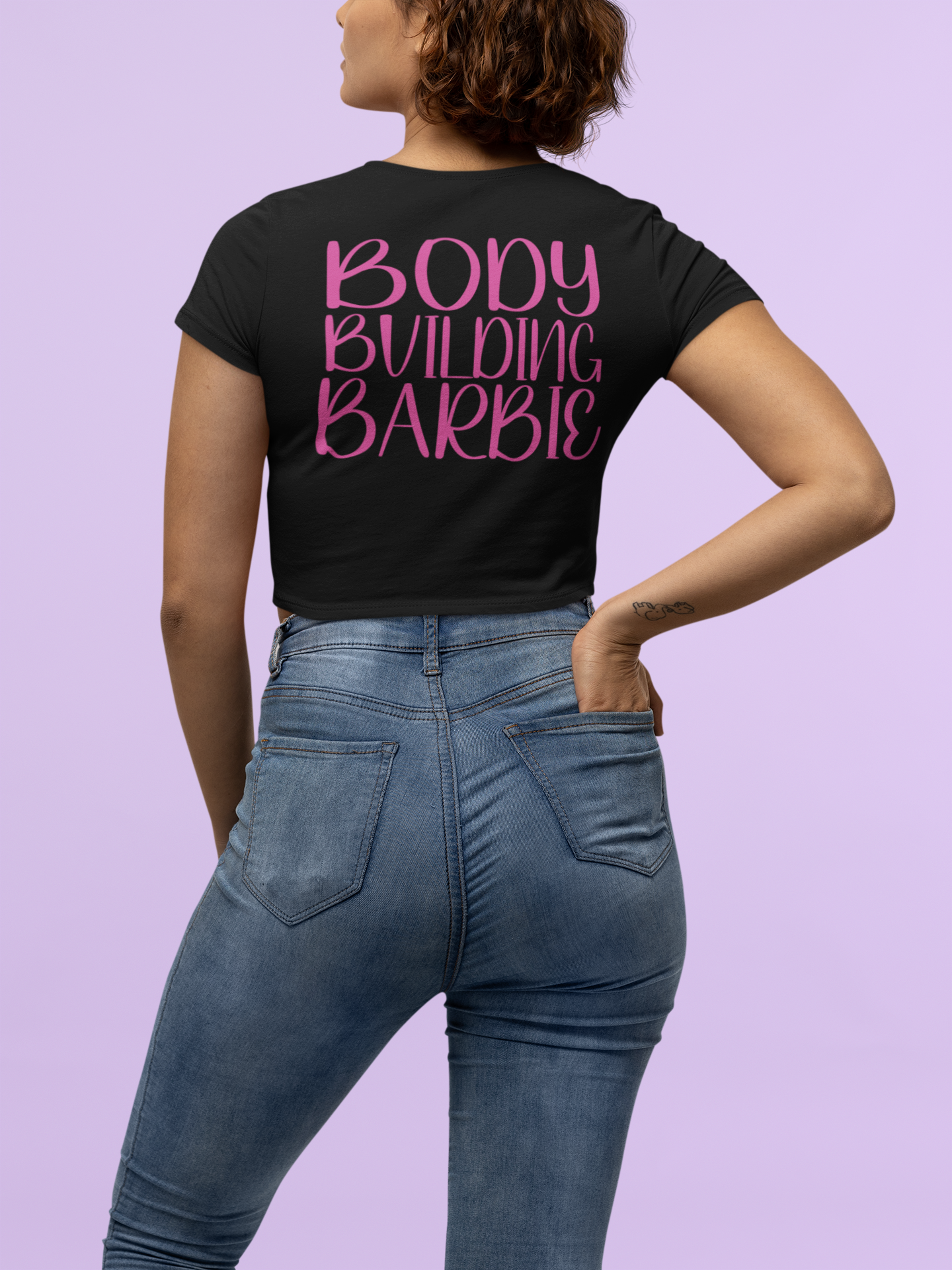 Body Building Barbie Crop Top V1