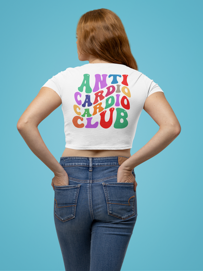 Anti Cardio Crop Top V1-T-Shirt-Swolemates