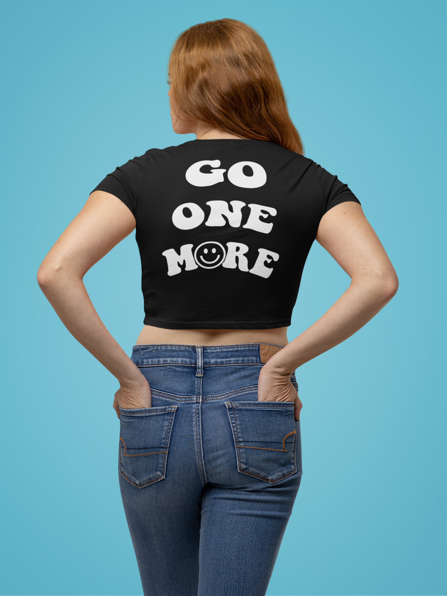 Go One More Crop Top-T-Shirt-Swolemates