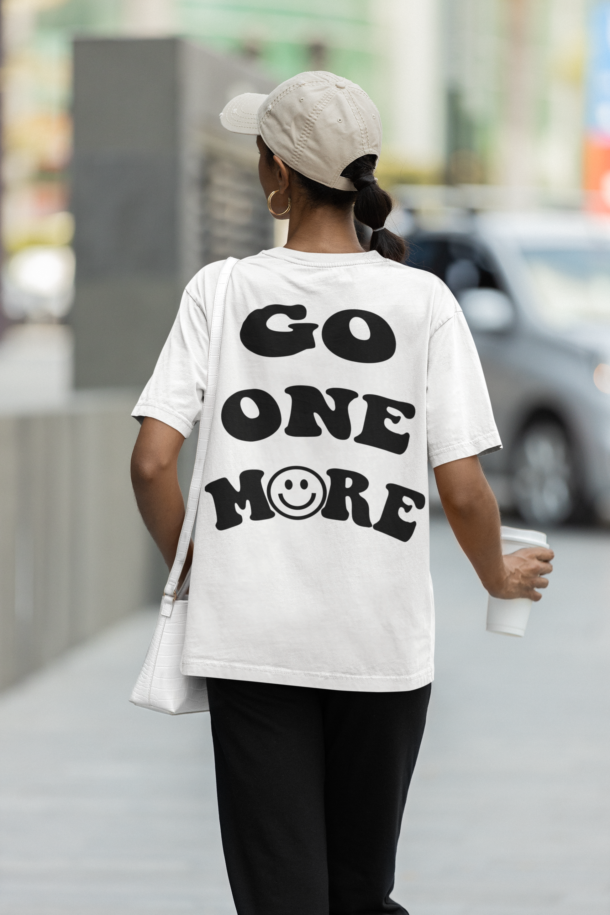 Go One More Oversize Pump Cover-T-Shirt-Swolemates