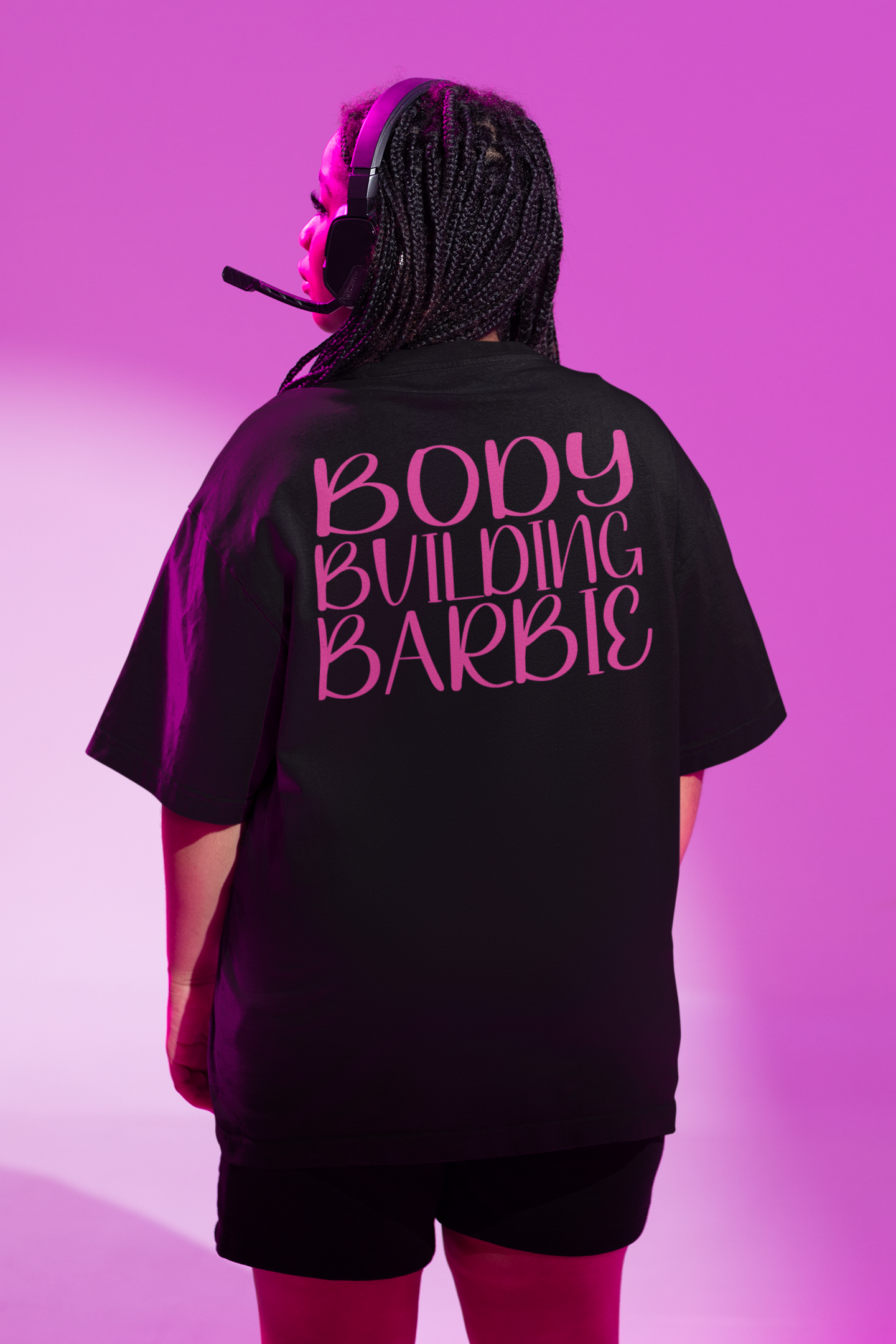 Bodybuilding Barbie V1 Oversized Shirt