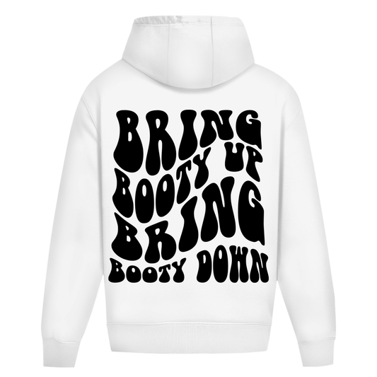 Oversize Hoodie Ohne Kordel Bring Booty Up Bring Booty Down-Swolemates