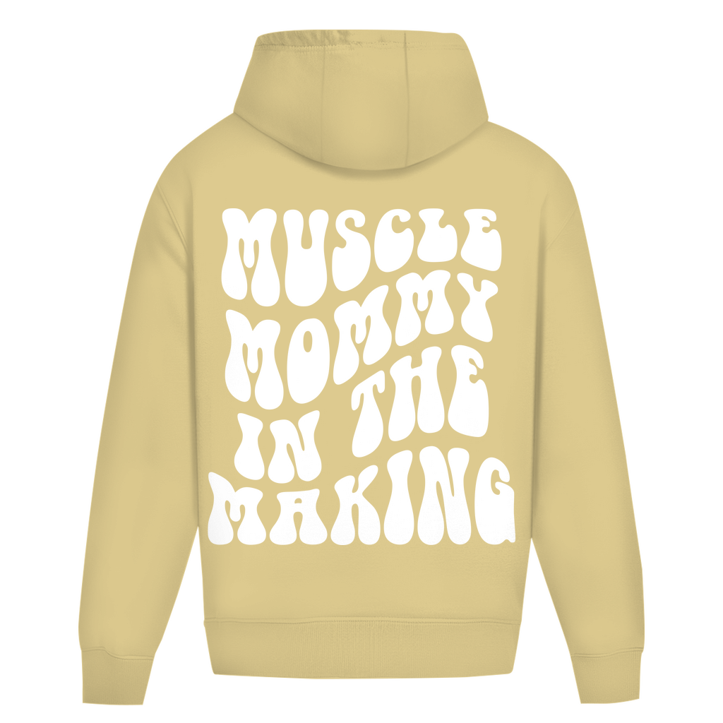 Oversize Hoodie Ohne Kordel Muscle Mommy in the Making-Swolemates