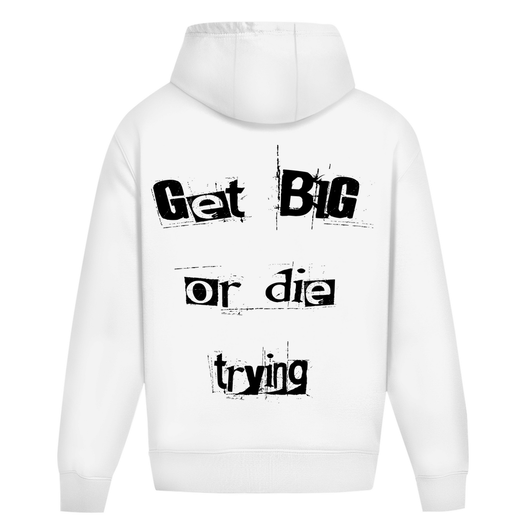 Oversize Hoodie Ohne Kordel Get Big or Die Trying-Swolemates