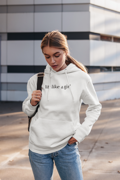 lift like a girl Regular Fit Hoodie - Swolemates