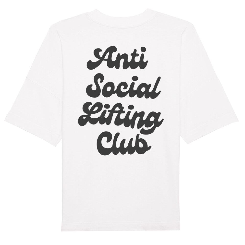 Anti Social Lifting Club Oversize Pump Cover Shirt-T-Shirt-Swolemates