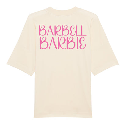 Barbell Barbie Oversize Pump Cover Shirt-T-Shirt-Swolemates