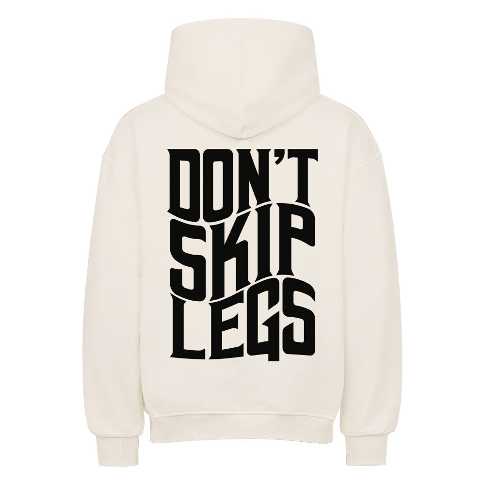 Dont Skip Legs Oversized Oversized Pump Cover Hoodie-Hoodie-Swolemates