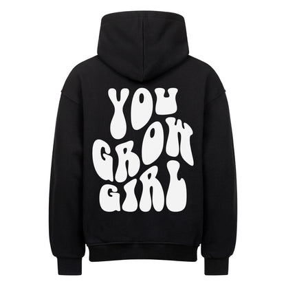 You Grow Girl Oversized Hoodie-Hoodie-Swolemates