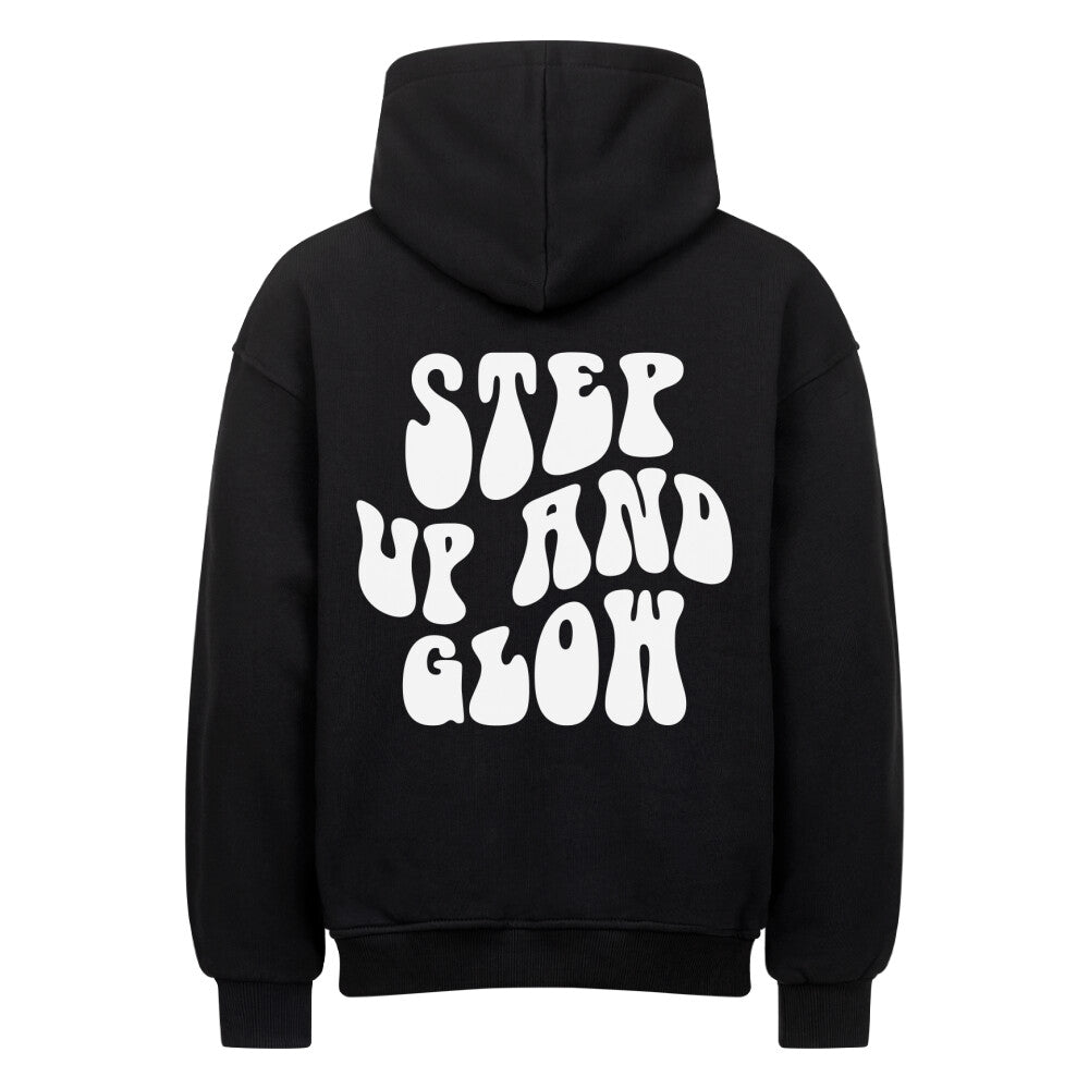 Step Up And Glow Oversized Hoodie-Hoodie-Swolemates