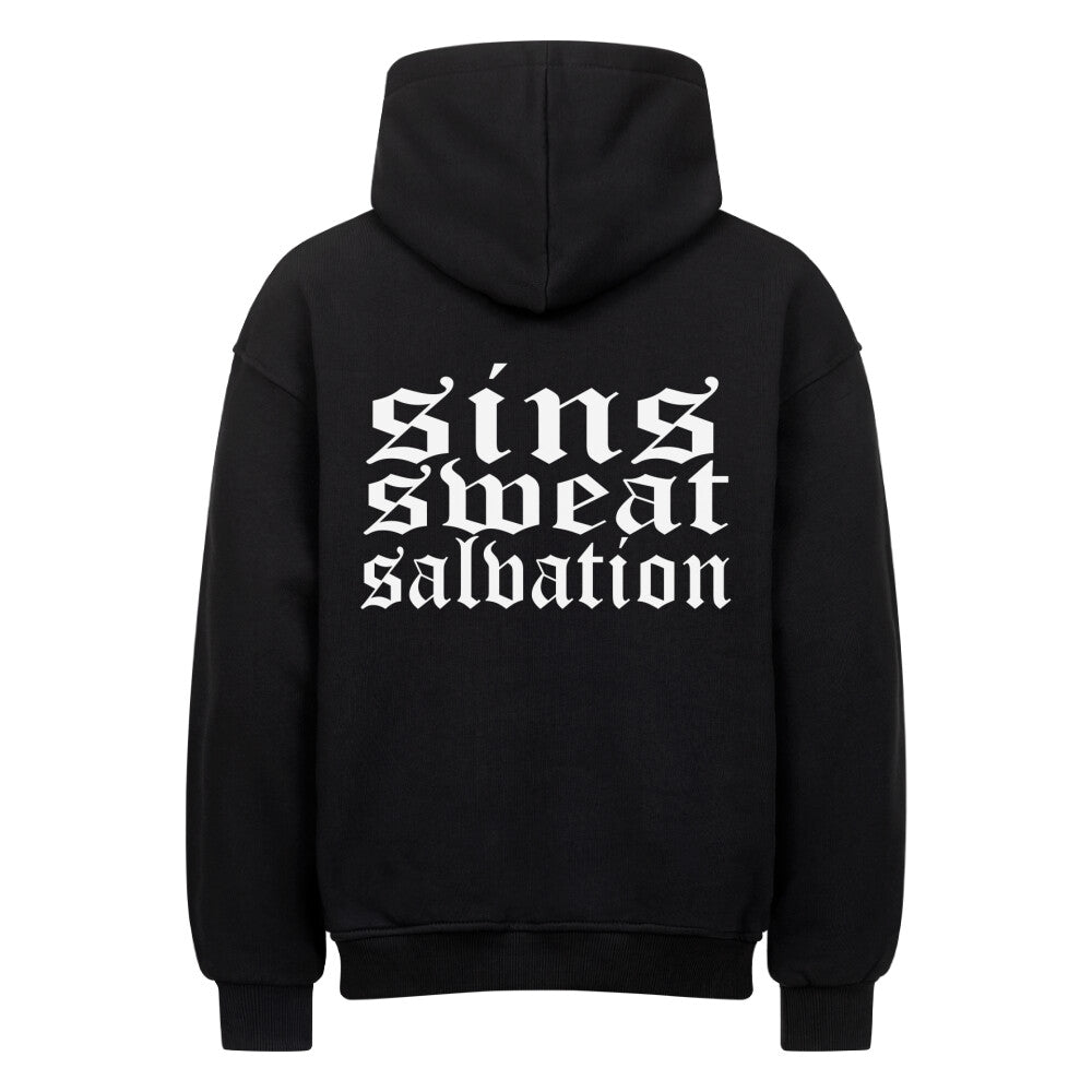 Sins Sweat Salvation Oversized Hoodie-Hoodie-Swolemates