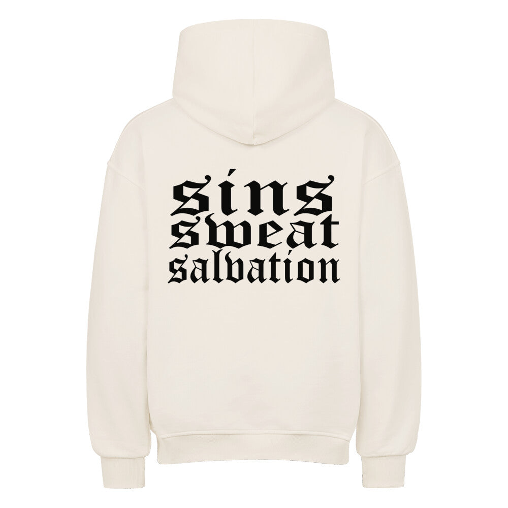 Sins Sweat Salvation Oversized Hoodie-Hoodie-Swolemates