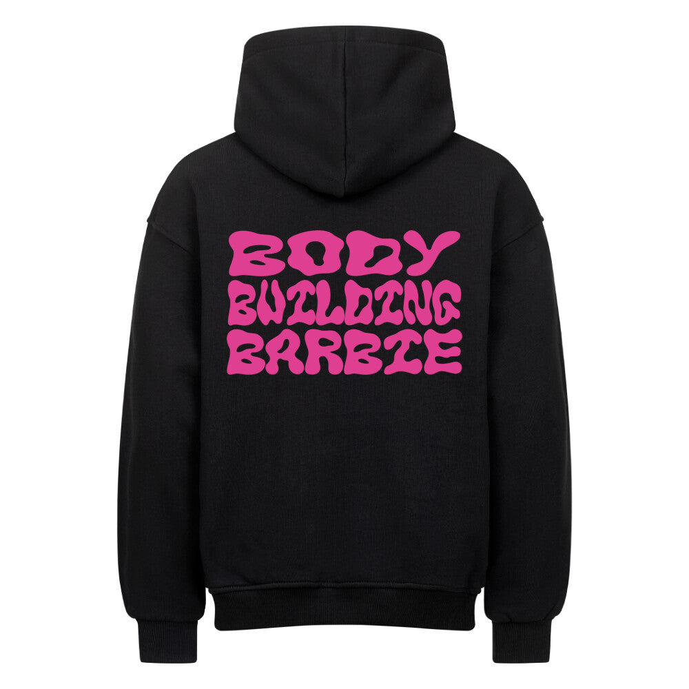 Bodybuilding Barbie Oversized Pump Cover Hoodie-Hoodie-Swolemates