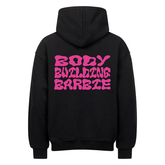 Bodybuilding Barbie Oversized Pump Cover Hoodie-Hoodie-Swolemates