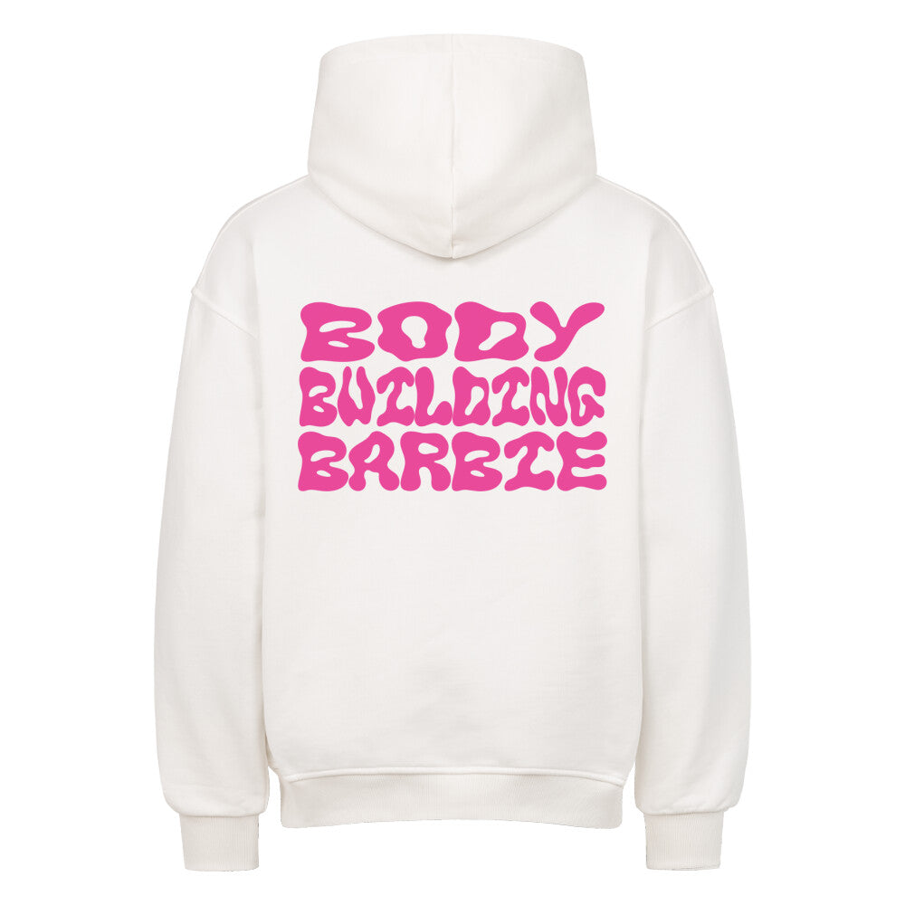 Bodybuilding Barbie Oversized Pump Cover Hoodie-Hoodie-Swolemates