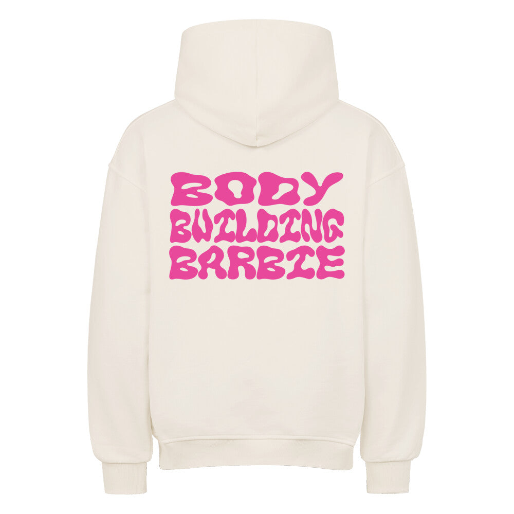 Bodybuilding Barbie Oversized Pump Cover Hoodie-Hoodie-Swolemates