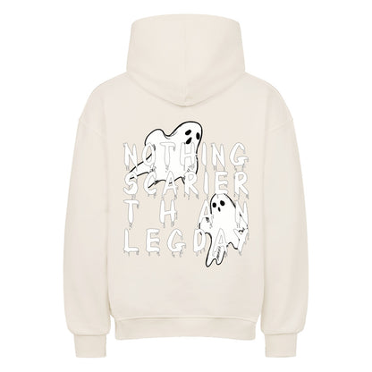 Nothing Scarier Than Legday Geister Oversized Pump Cover Hoodie-Hoodie-Swolemates