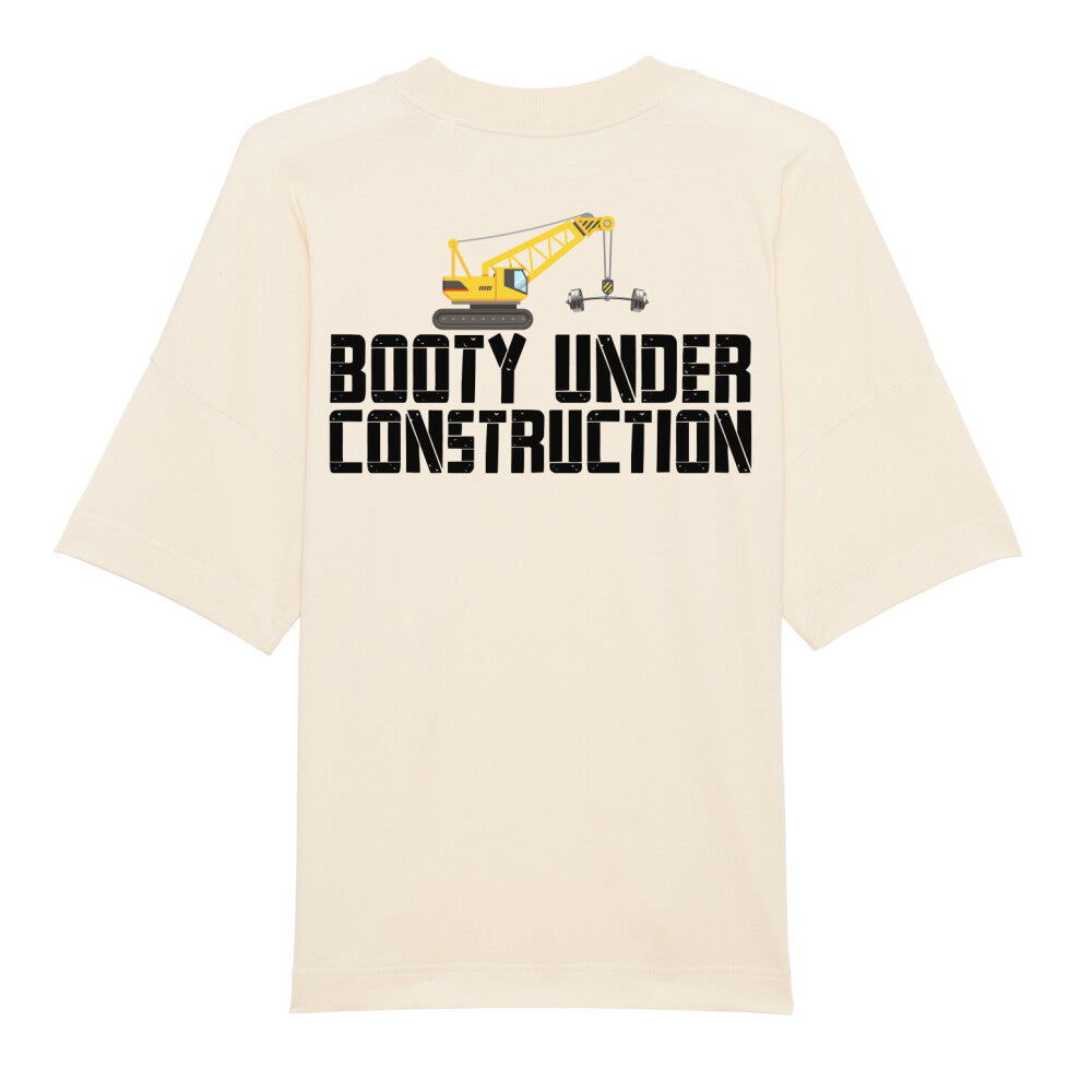 Booty Under Construction Oversize Pump Cover Shirt-T-Shirt-Swolemates