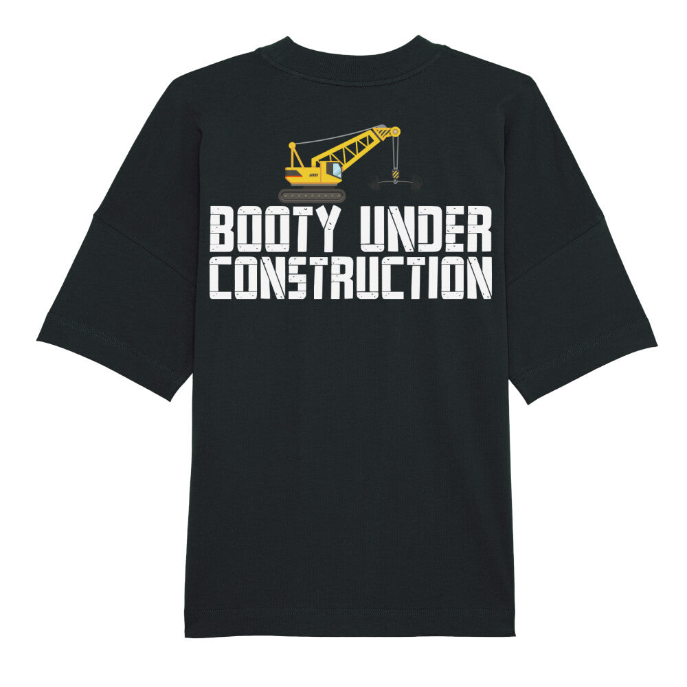 Booty Under Construction Oversize Pump Cover Shirt-T-Shirt-Swolemates