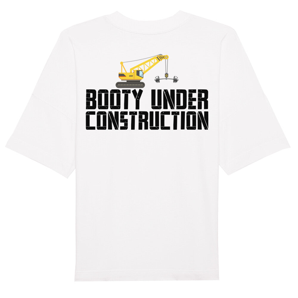 Booty Under Construction Oversize Pump Cover Shirt-T-Shirt-Swolemates