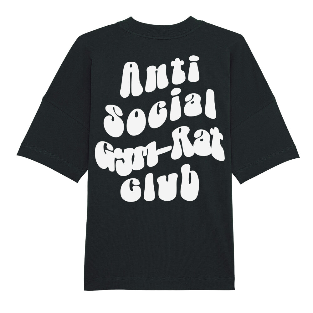 Anti Social Gym Rat Club Oversize Pump Cover Shirt-T-Shirt-Swolemates