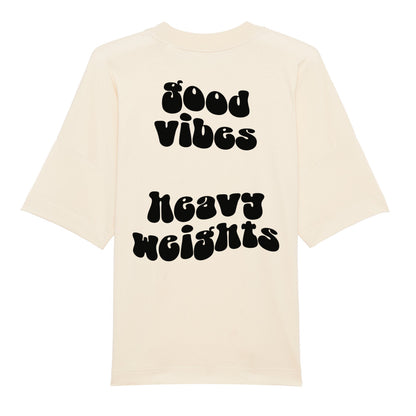 Good Vibes Oversize Pump Cover Shirt-T-Shirt-Swolemates