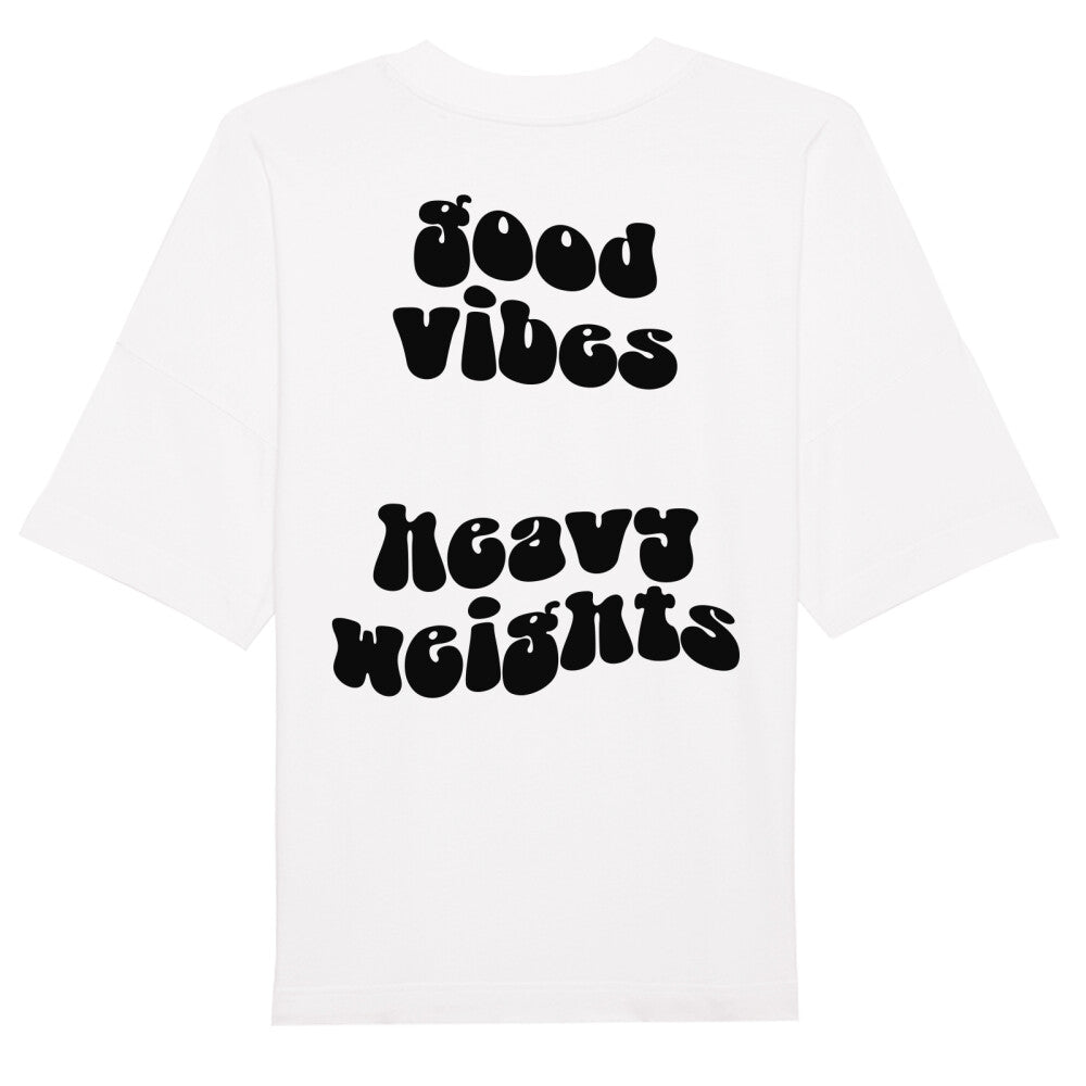 Good Vibes Oversize Pump Cover Shirt-T-Shirt-Swolemates