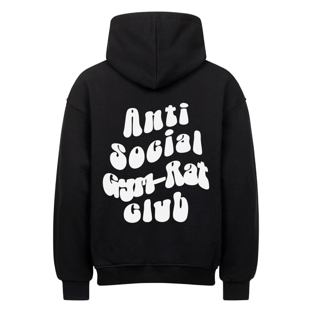 Anti Social Gym-Rat Club Oversized Pump Cover Hoodie-Hoodie-Swolemates