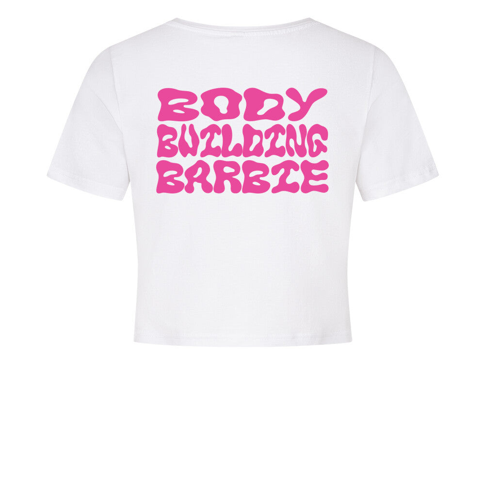 Body Building Barbie V2 Crop Top-T-Shirt-Swolemates