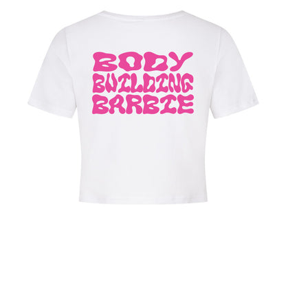 Body Building Barbie V2 Crop Top-T-Shirt-Swolemates