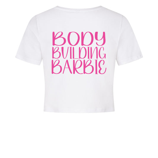 Body Building Barbie Crop Top V1-T-Shirt-Swolemates