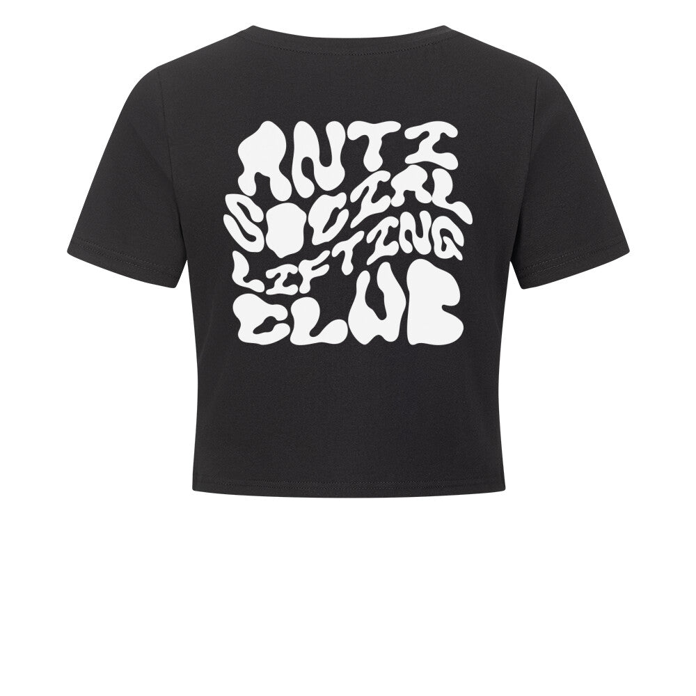 Anti Social Lifting Club Oversized V3 Crop Top-T-Shirt-Swolemates