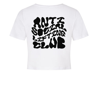 Anti Social Lifting Club Oversized V3 Crop Top-T-Shirt-Swolemates