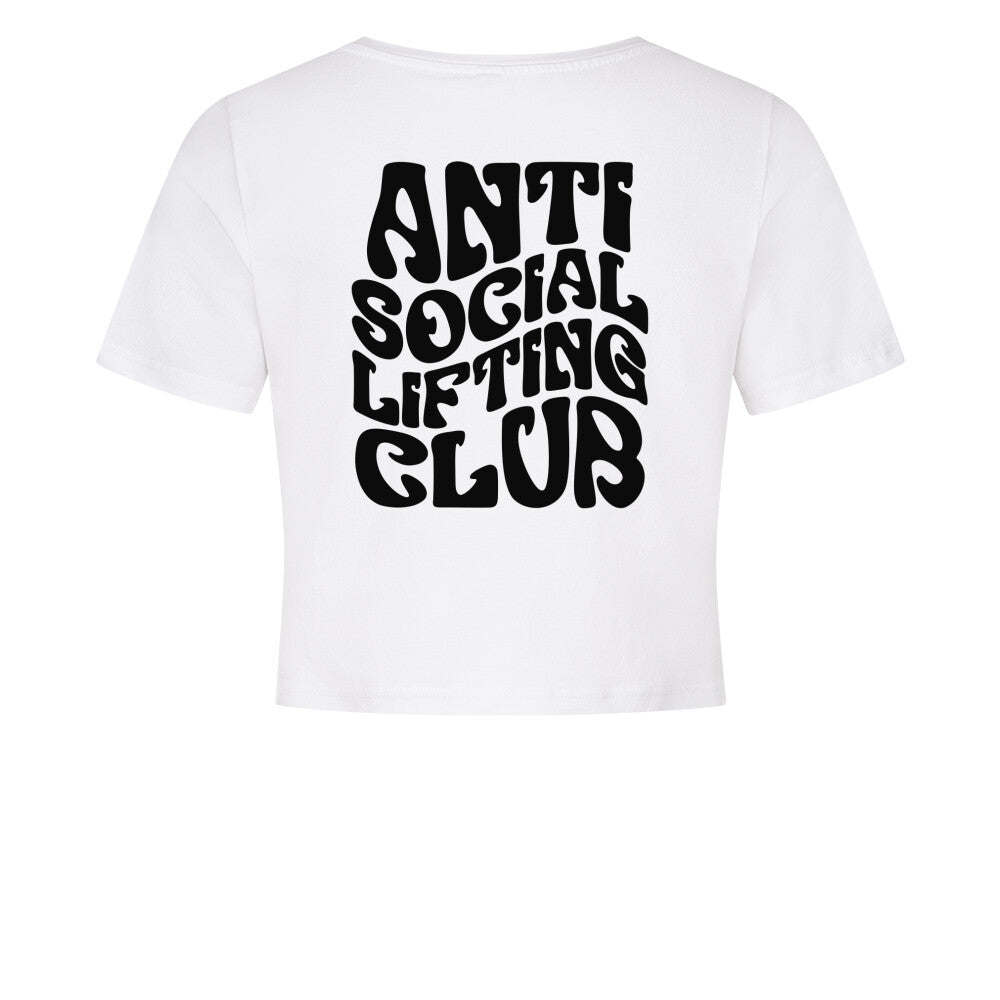 Anti Social Lifting Club Crop Top V2-T-Shirt-Swolemates