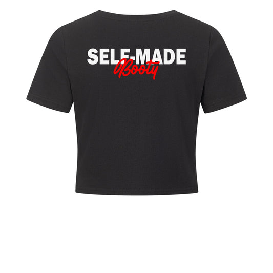 Self Made Booty Crop Top-T-Shirt-Swolemates