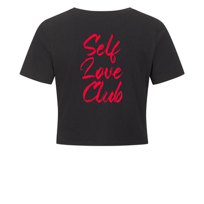 Self Love Club Crop Top-T-Shirt-Swolemates