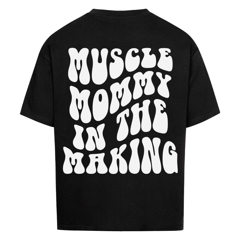 Muscle Mommy in the Making Premium Oversize Pump Cover-T-Shirt-Swolemates